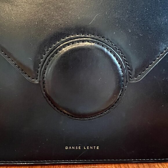 "Phoebe" by Danse Lente Black Leather Crossbody Bag - Picture 2 of 10